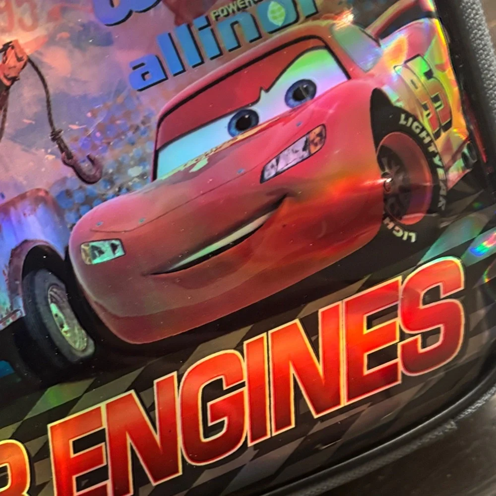 Cars Themed Lunch Box with Tow Mater and Lightning McQueen